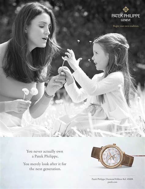 patek philippe watch campaign.